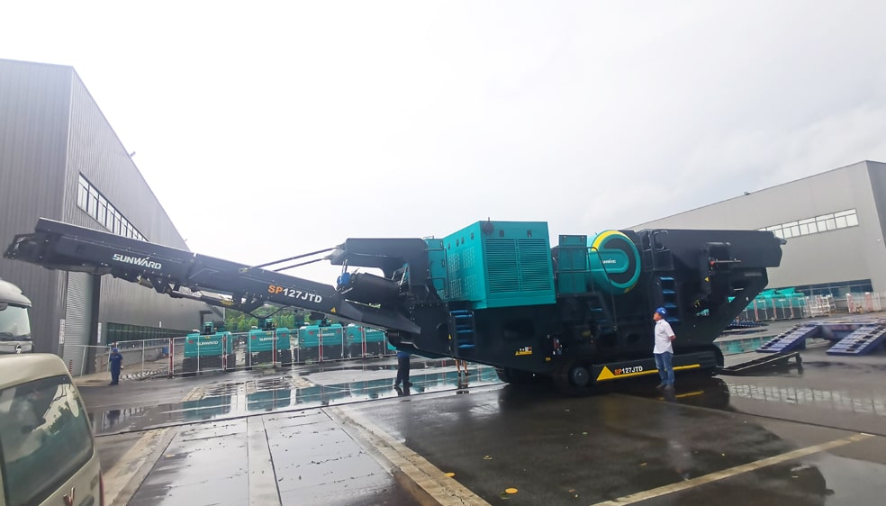 Щековая дробильная установка SP127JTD