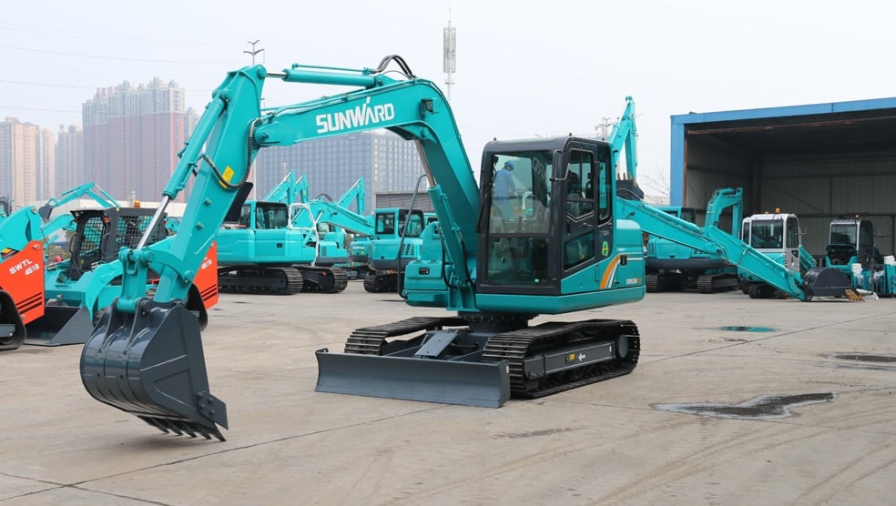 Компактный экскаватор SWE80E9