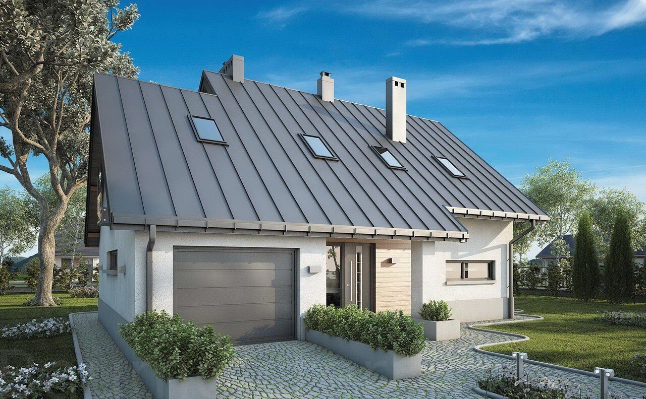 Строительство дома по проекту 55-25, 118 кв.м