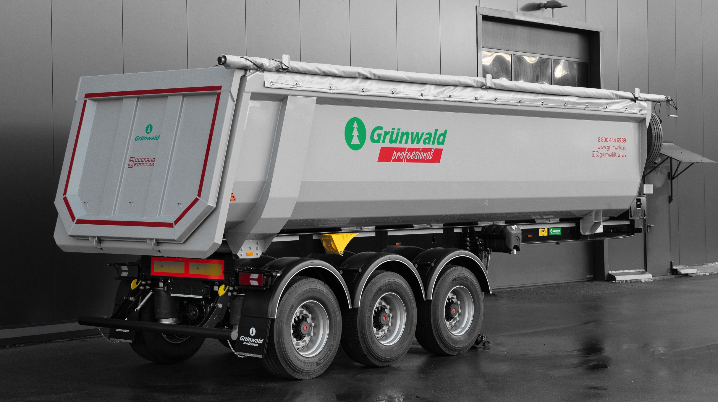 Самосвальный полуприцеп Grunwald Gr.T31 SH