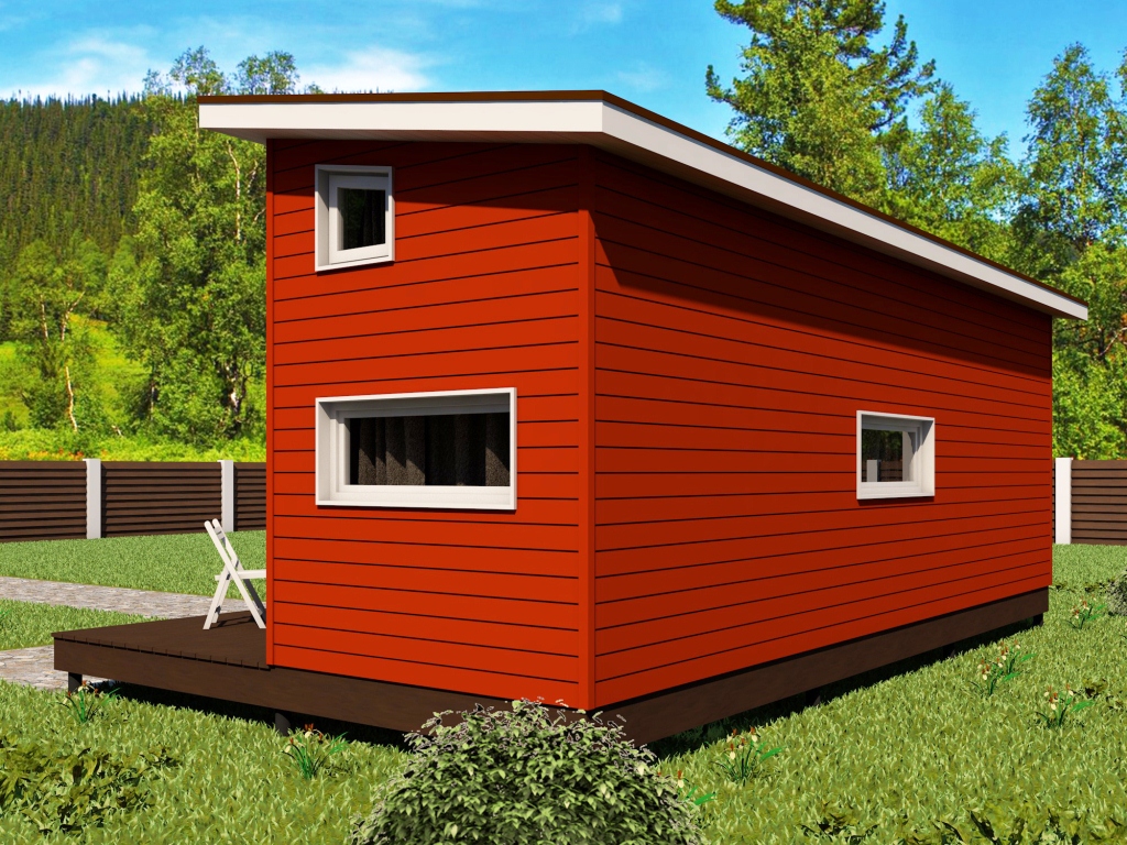 Норвежский дом 29 кв.м. плюс терраса 21 кв.м