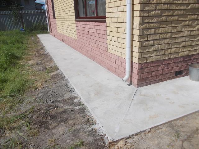 Шлифовка отмостки