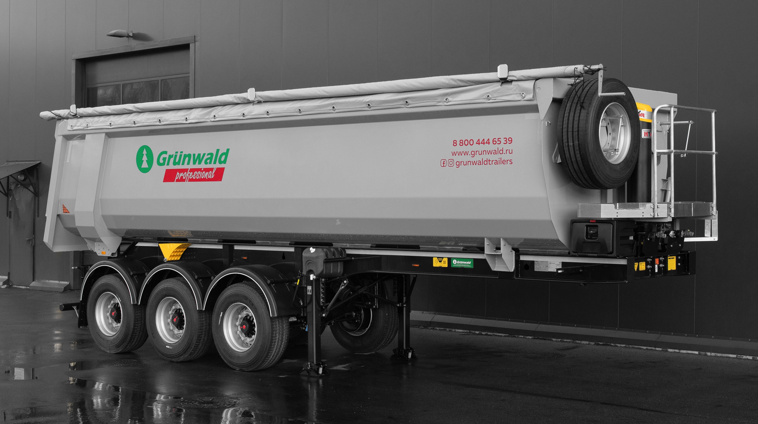 Самосвальный полуприцеп Grunwald Gr.T31 SH