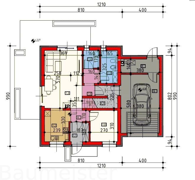 Строительство дома по проекту 15-84, 147 кв.м