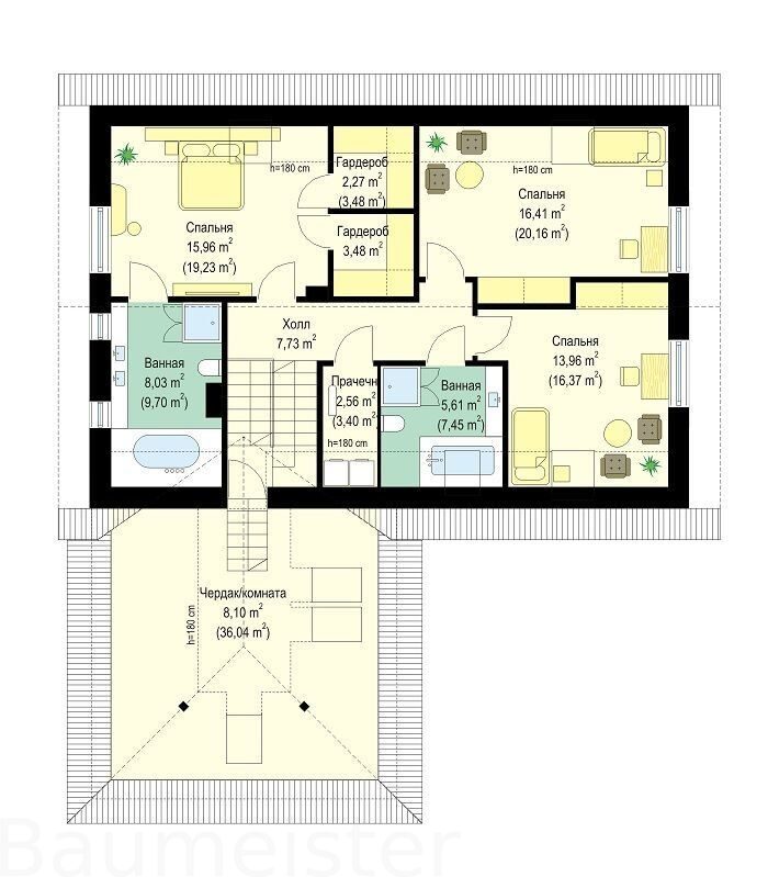 Строительство дома по проекту 55-14, 252 кв.м