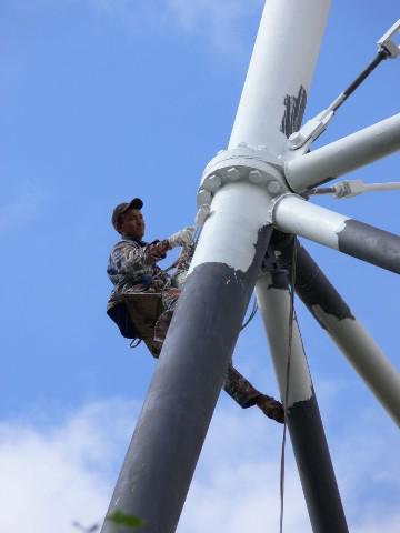 Окраска, очистка металлоконструкций, высотные работы