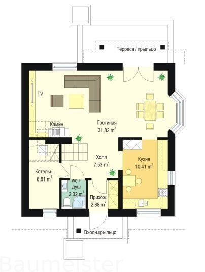 Строительство дома по проекту 39-37, 142 кв.м
