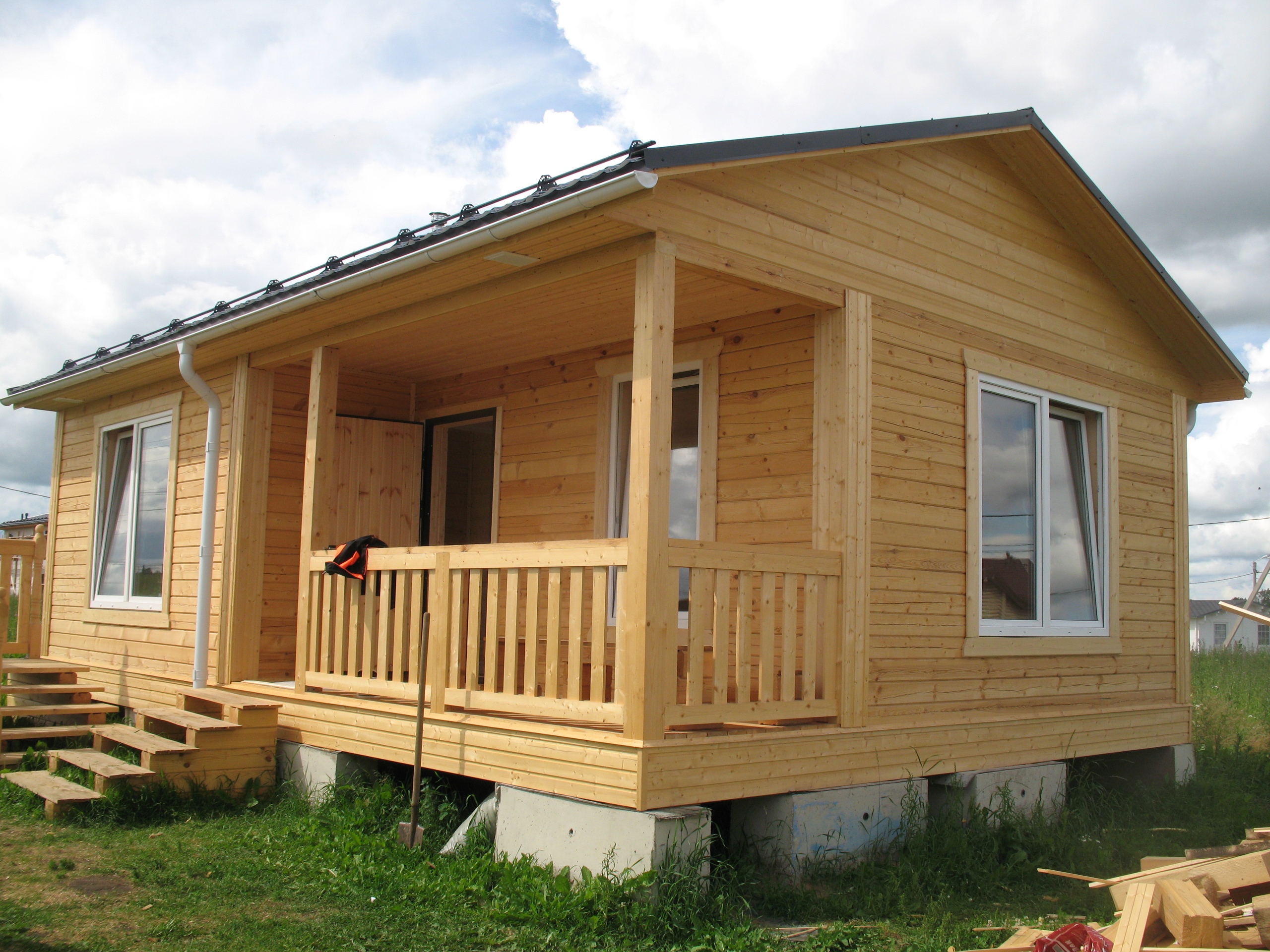 Баня брусовая 6х9м