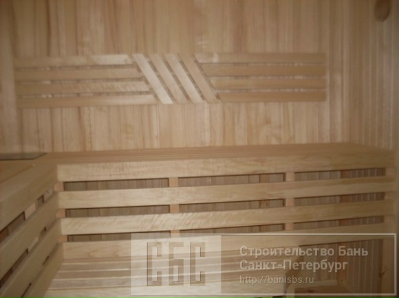 Сруб бани 5х7м из профилированного бруса 100х150мм