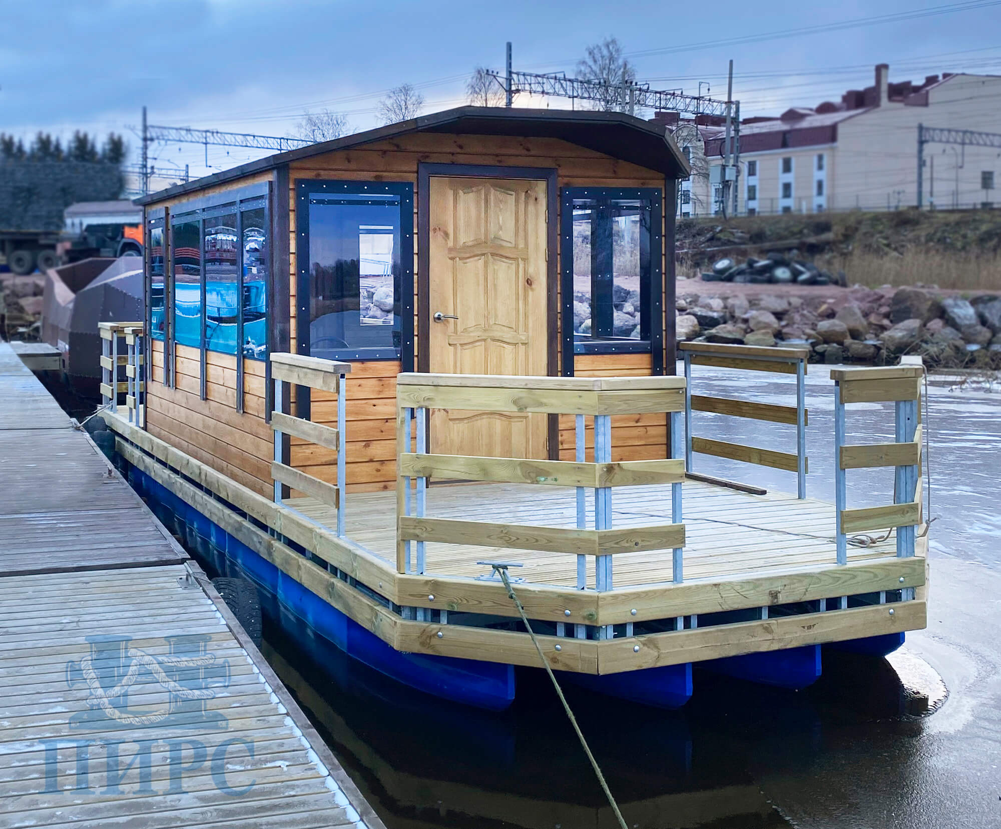 Плавдача Остров 25 для водных прогулок, охоты, рыбалки и перевозки грузов