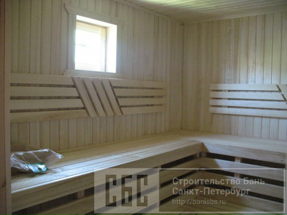 Баня 6х6м из профилированного бруса 150х150мм с террасой 3х6м под общей кровлей