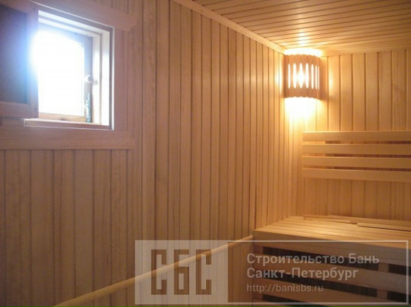 Сруб бани 5х6м из профилированного бруса