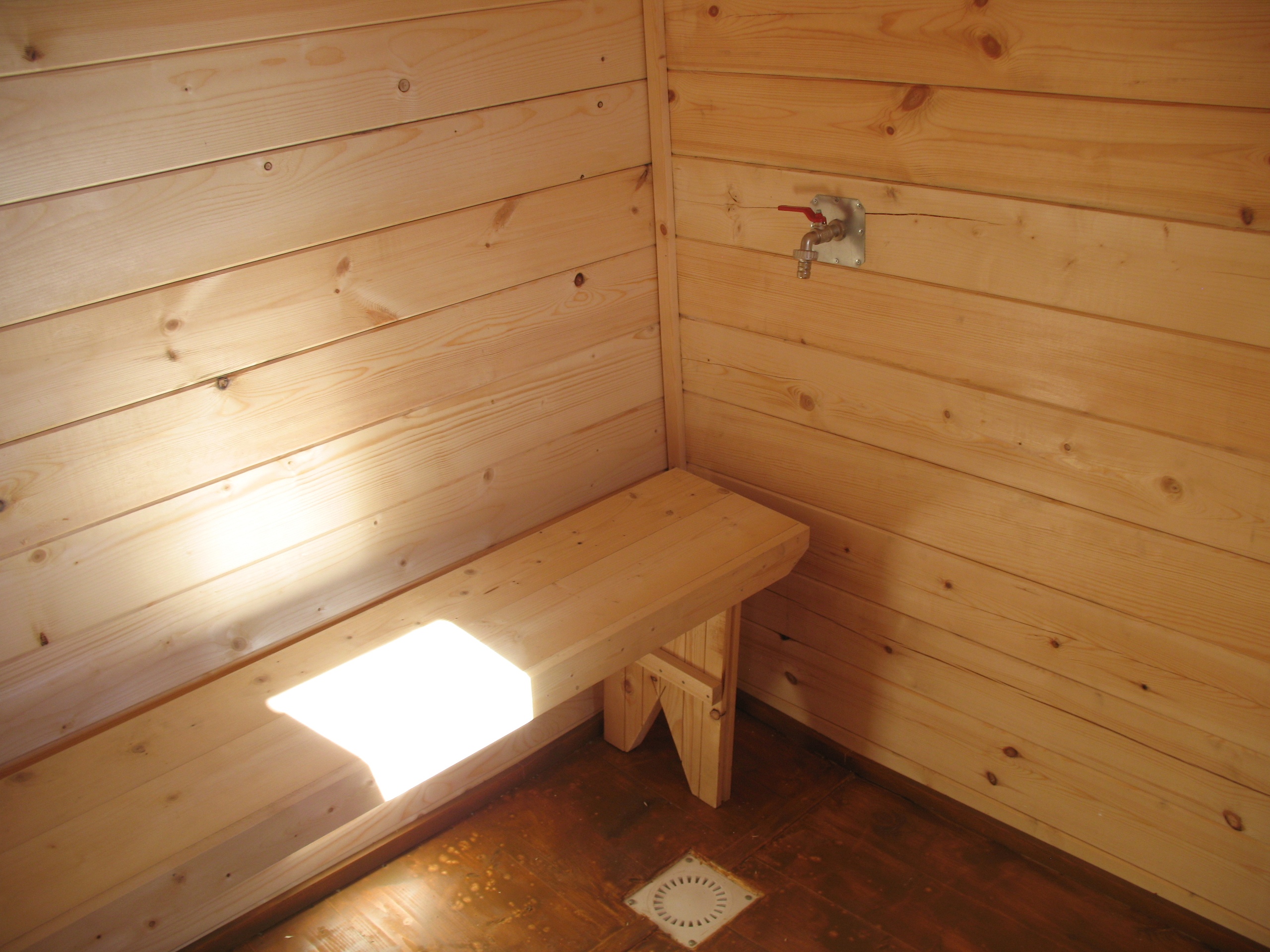 Готовая перевозная баня 2,3х6м с левым входом