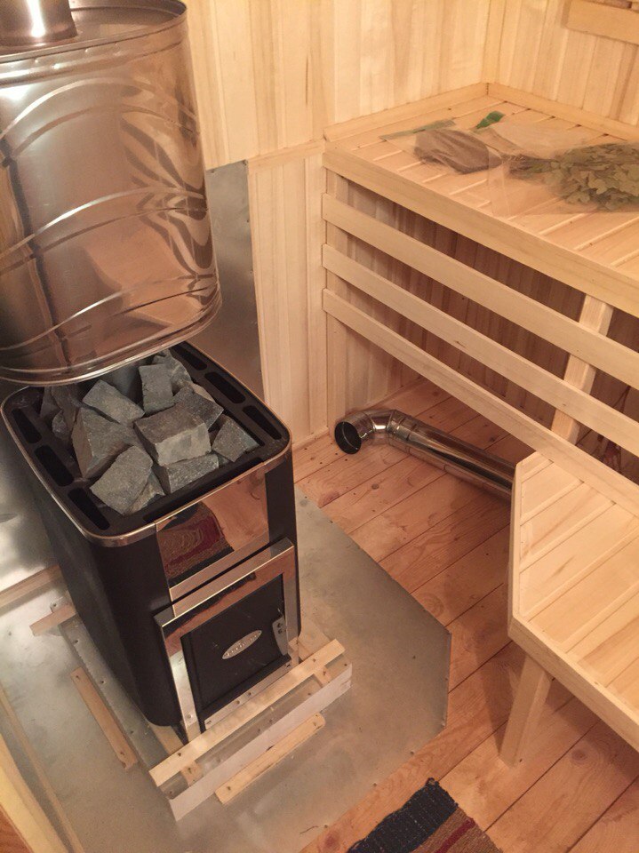 Готовая перевозная баня 2,3х6м с левым входом