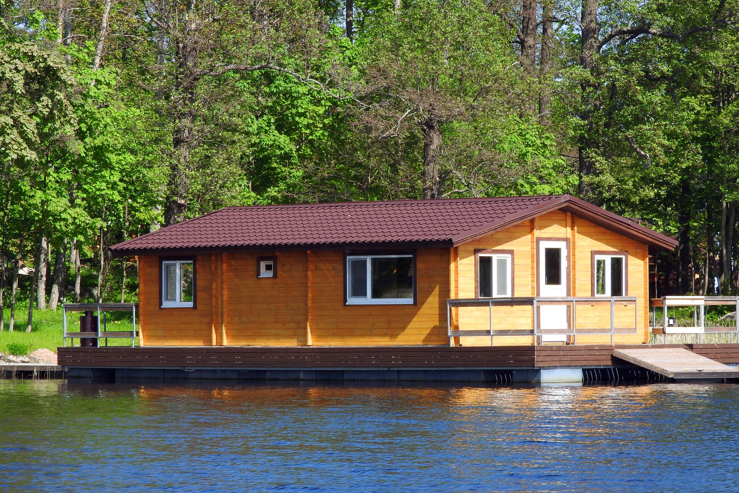 Понтонная площадка для плавдома «Остров-90»