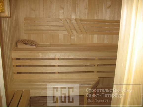 Сруб бани 5х6м с террасой 1,5х2,1м под общей кровлей